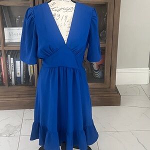 CeCe Royal Blue Midi Dress